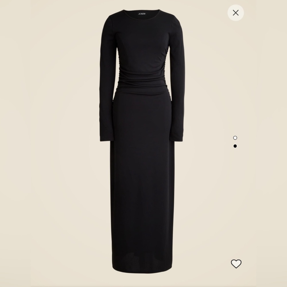 J.Crew Long Sleeve Jersey Crepe Dress